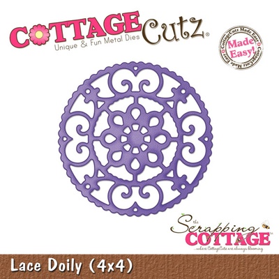 Ніж для вирубки CottageCutz - Lace Doily, 10x10 см
