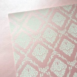 Аркуш дизайнерського паперу з візерунком Розкішно 3, колір Зефір 2, А4