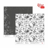 Бумага для скрапбукинга от ROSA TALENT - Recipe book 1, двусторонняя, 30,48х30,48см, 200г/м2