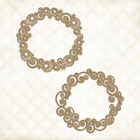 Чипборд Blue Fern StudiOs-Holiday Wreath Set