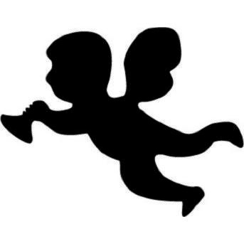 Фигурный дырокол Чарівна Мить - Ангел, размер 1 см