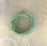 Вощеный шнур, салатовый, 0,7 мм, 5 метров
