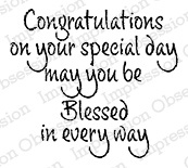 Штампи від Impression Obsession - Special Day