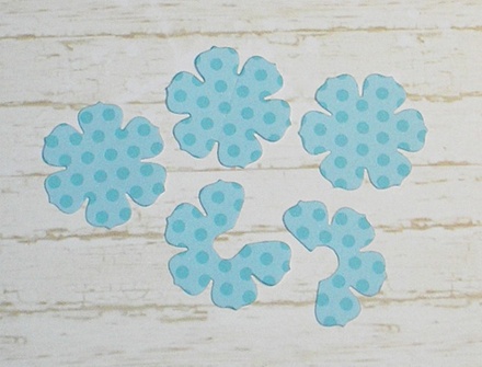 Высечки от Gallery Tools - Лепестки для маленькой гардении, 5 деталей