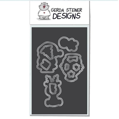 Набор лезвий Gerda Steiner Designs - Holiday Friends 4x6 Die Set