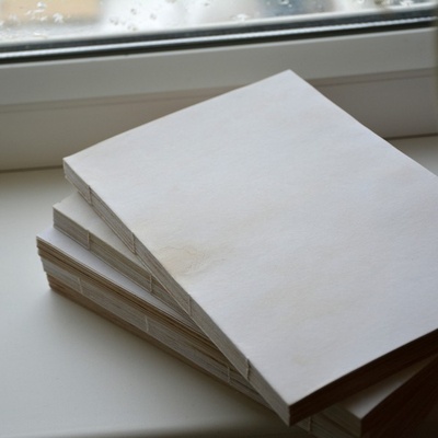 Блок для блокнота А6, зістарений папір, 40 аркушів