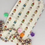 Хлопок, Домики под дождем, 45х55 см