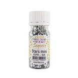 Паєтки зірочки міні, срібні, ТМ Фабрика Декору