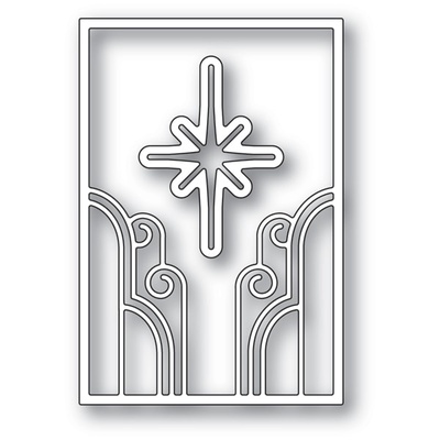 Ніж для вирубки від Poppystamps - Deco Star Frame