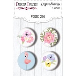 Набор скрапфишек ТМ Фабрика Декора из 4 шт № 256 , Summer holiday