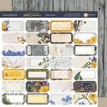 Аркуш двостороннього паперу 20x20см Квиточки Herbarium Wild summer від Scrapmir