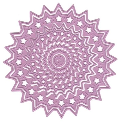 Ніж для вирубки Nellie Snellen - Multi Frame Dies- Circle Stars
