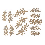 Набір чіпбордів Гілочки, колір крафт, ТМ Фабрика Декору