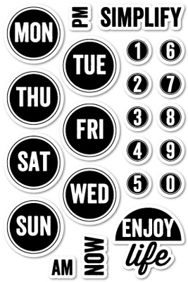 Силіконовий штамп Memory Box - Day by Day