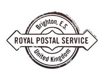 Акриловый штамп PC09 Почтовый штемпель, размер 5,2 * 3,3 см