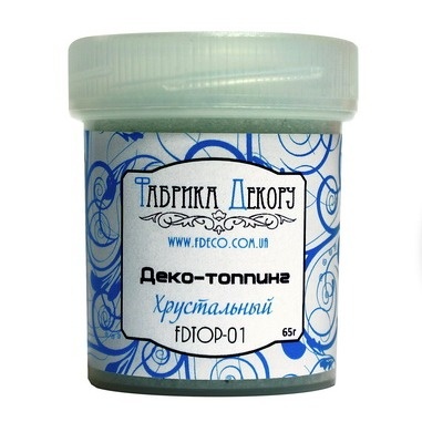 Деко-топінг кришталевий (макси) Фабрика Декору