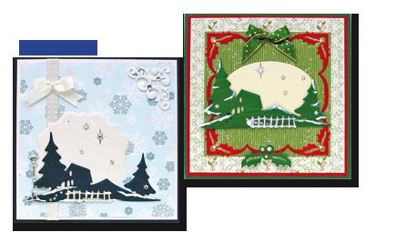 Ножі для вирубки від LeCreaDesign - Scenery with house