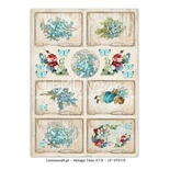 Аркуш з картинками LemonCraft - Forget Me Not - Vintage Time 019