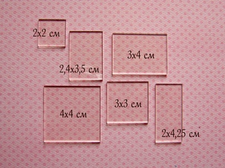 Прикраса з акрилу. Великий набір скелець, 28шт., код a4