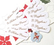 Высечки от Евгения Курдибановская ТМ -  "З Новим Роком" ", 10 шт