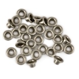 Люверсы - WeRM - Nickel, цвет: никель, 50 шт.