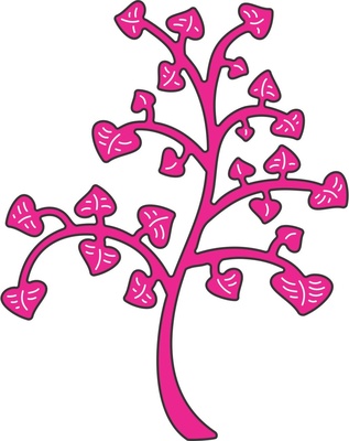 Ніж для вирубки Princess Tree від Cheery Lynn Designs