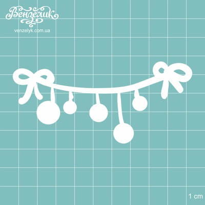 Чипборд від Вензелик - гірлянда 03, розмір: 96x44 мм