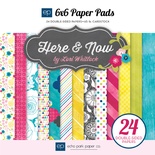 Набор бумаги от Echo Park - "Here & Now", 15х15 см, 24 листов