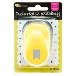 ДЫРОКОЛ ФИГУРНЫЙ 2,5СМ ФЛАЖОК ПРЯМОУГОЛЬНЫЙ, TM dpCraft (Dalprint)