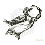 Акриловый штамп Lesia Zgharda RE058 Шарф, размер 5.9х3.5 см