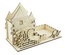 Заготовка ТМ Фабрика Декору - Дерев’яний органайзер "Казковий замок" для олівців і паперу