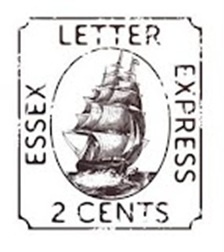 Акриловый штамп PC15 Почтовая марка, размер 3,1 * 3,6 см