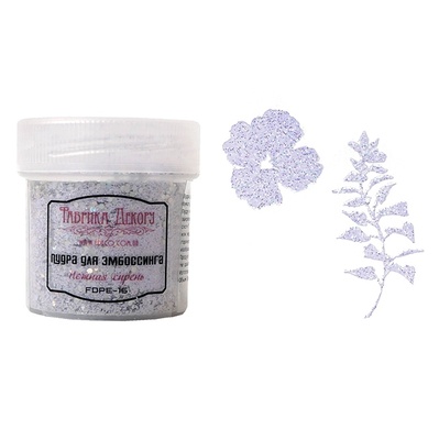 Пудра для ембосінгу з глітером Фабрика Декору - Ніжний бузок
