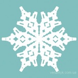 Чипборд від Вензелик - Сніжинка 5, розмір: 62x75 мм