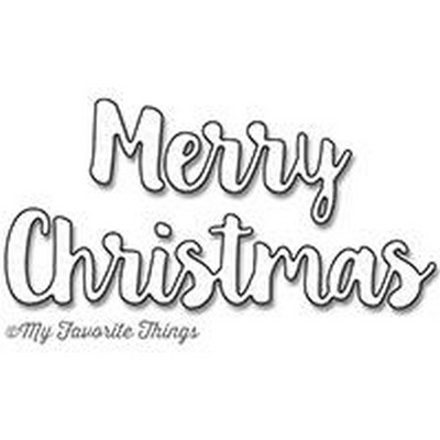 Ніж для вирубки My Favorite Things - Merry Christmas Die-namics