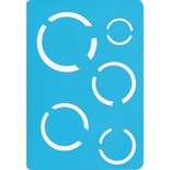 Трафарет - Фабрика Декору - Кільця Асорті, 15см20см