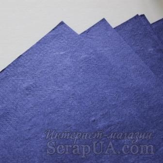 Тутовий папір ручної роботи, колір Індиго, формат А4