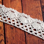 Кружчий 2, бавовняне, колір бежевий, ширина 35 мм, 90 см