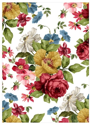 Трансфери (натирки) від IOD - Wall Flower 24x33 Decor TransferTM, 61 смx84см