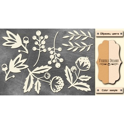 Набір чіпбордів ТМ Фабрика Декору FDCH-172, колір молочний, крафт