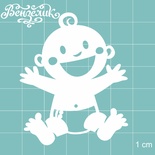 Чипборд від Вензелик - Карапуз, розмір: 49x60 мм