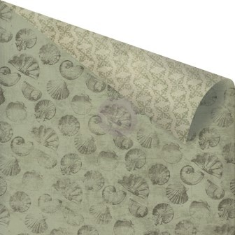 ЦЕНА СНИЖЕНА! Лист скрапбумаги от Prima - Seashore- Shell Shock, 30х30 см
