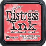 Штемпельна подушка Ranger Distress Ink Pad - February - Abandoned Coral