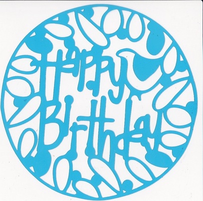 Маска - Фабрика Декору - Happy Birthday, 15см Х15см