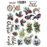 Набор наклеек (стикеров) 051 - The spirit of Christmas, ТМ Фабрика Декора