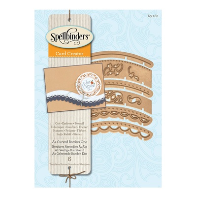 Ножи от Spellbinders  - A2 Curved Borders One, 6 шт.
