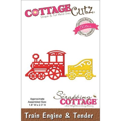 Ніж для вирубки CottageCutz - Elites Die - Train Engine & Tender