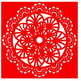 Трафарет - Салфетка2, 15*20см