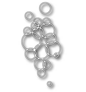 Лезвие - DIES- Loopy Rings, 1 шт. - Пузыри