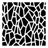 Маска The Crafter's Workshop - Mini Template Giraffe Print, 15х15 см